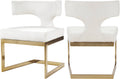 White Faux Leather Dining Chair S66263