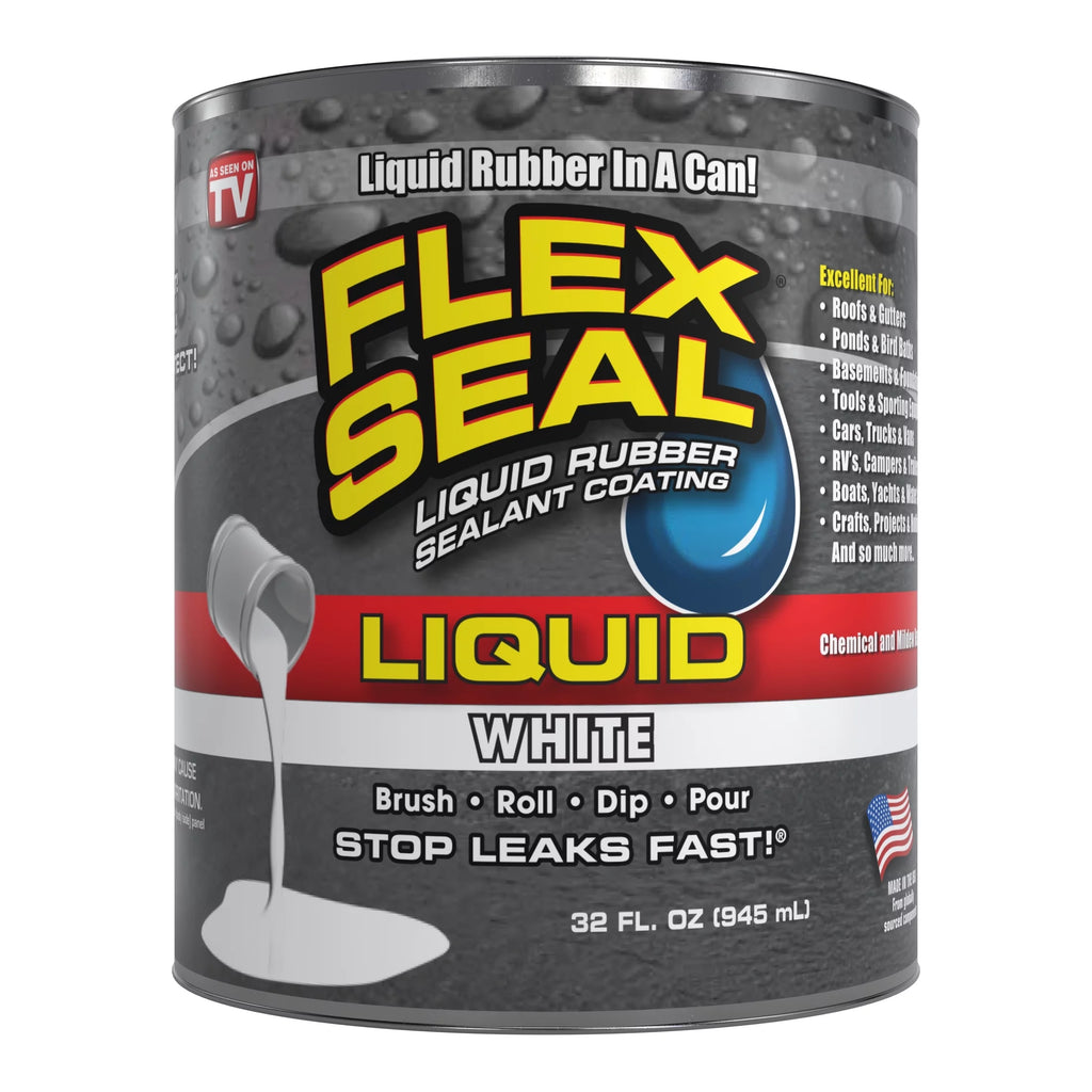 White 32 oz Liquid Rubber Sealant Coating U334