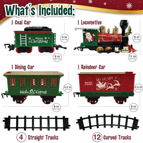 Electric Train Set with Lights, Music, Smoke L673