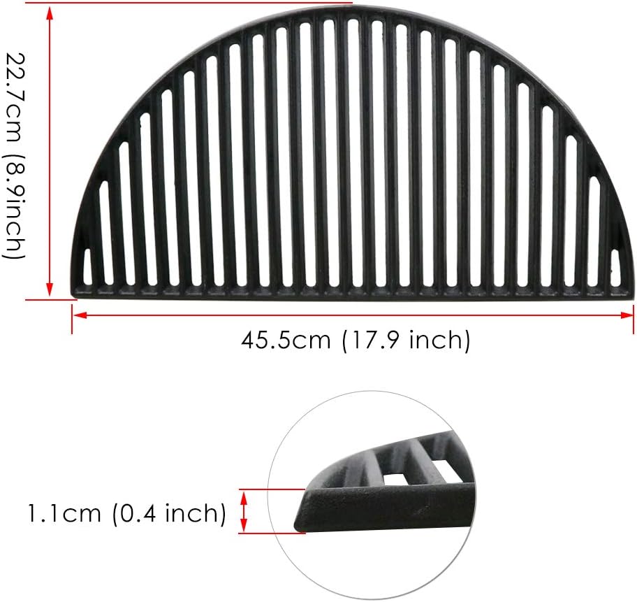 18 Inch Cast Iron Half Moon Cooking Grate Q378801