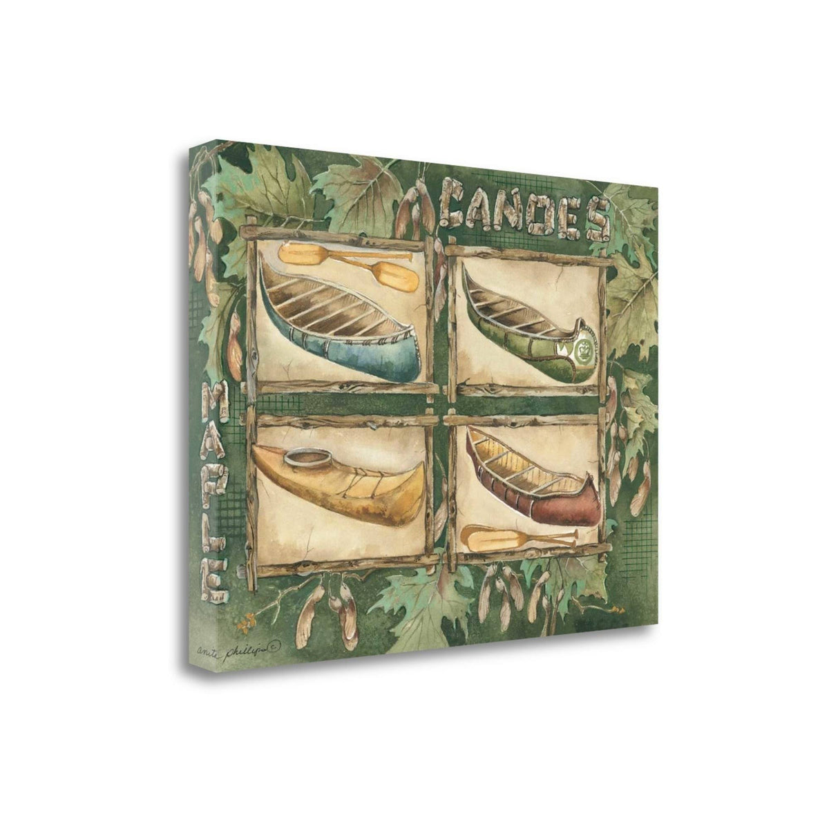 Maple Canoes Fine Art Giclee Print K725