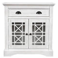 White 1 Drawer 1 Door Accent Cabinet V69797