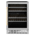 24 Bottle Dual Zone Stainless Steel Wine Cooler F548
