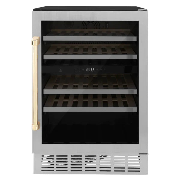 24 Bottle Dual Zone Stainless Steel Wine Cooler F548