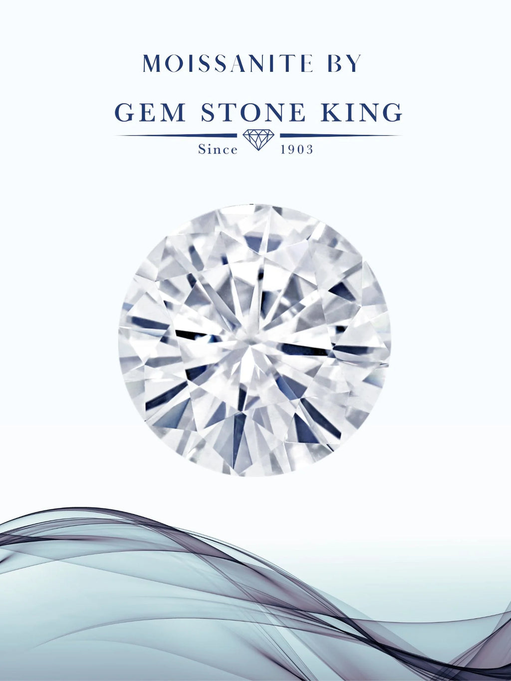 Oval GH Created Moissanite Stud Earrings N7531