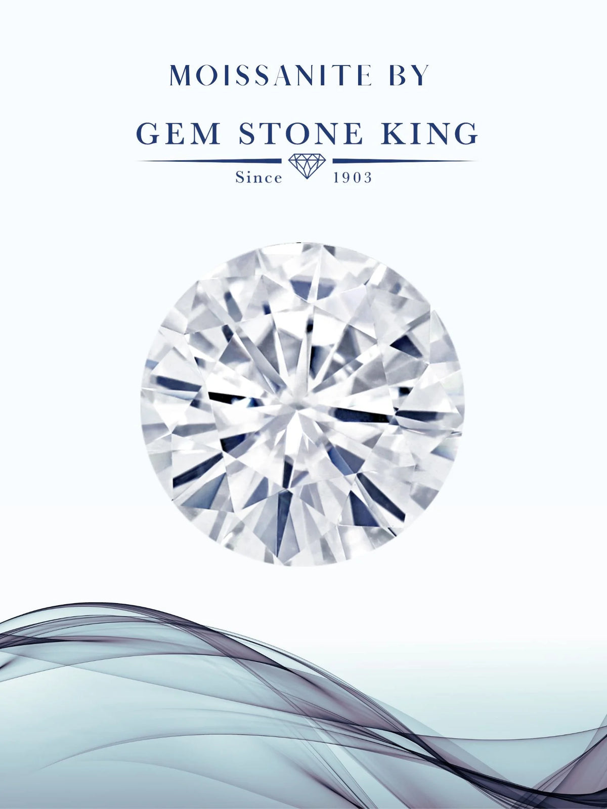 Oval GH Created Moissanite Stud Earrings N7531