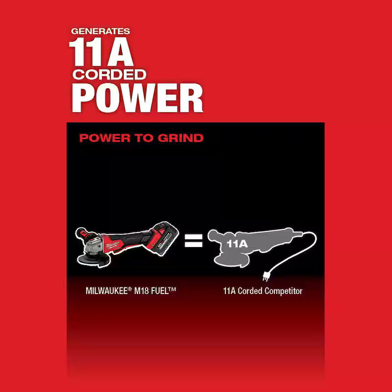 18V Brushless Cordless 4-1/2 in./5 in. Braking Grinder K830