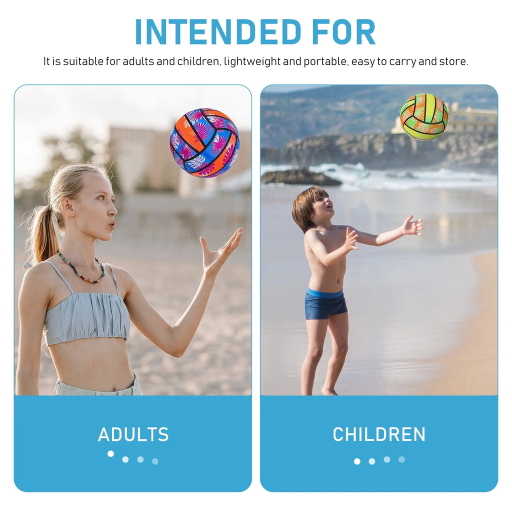 Inflatable Rainbow Vinyl Volleyball Ball S719