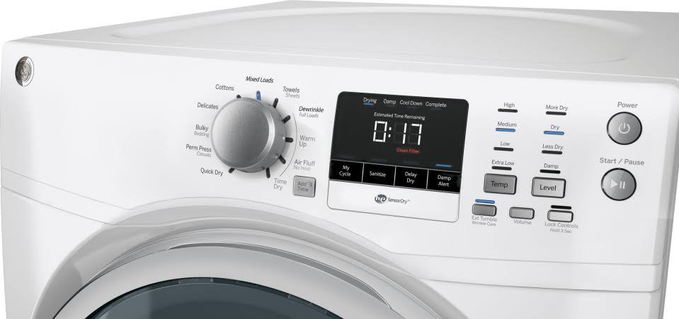 White Electric Dryer F5369