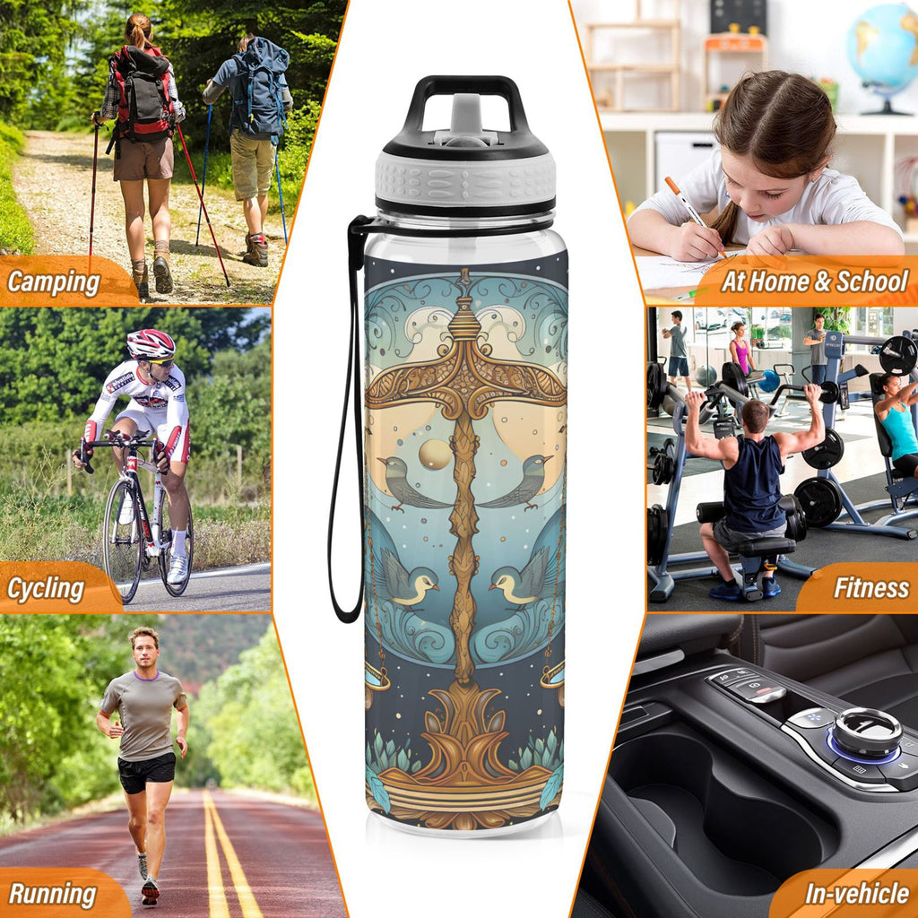32oz Tritan Leakproof Water Bottle with Straw C975215