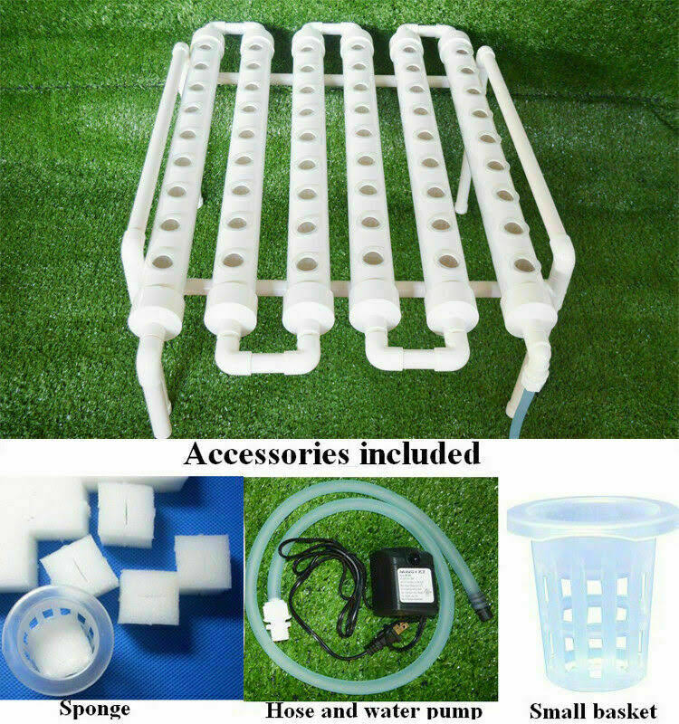 54 Plant Sites Hydroponic Grow Kit with 110V Pump R886