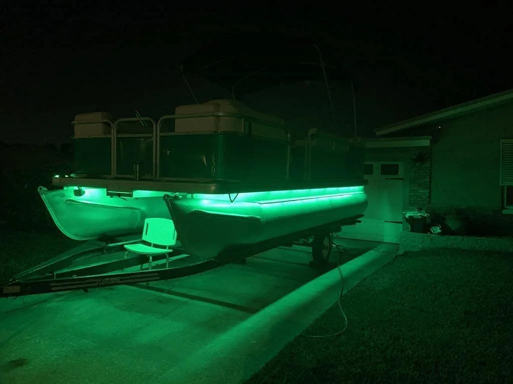 Neon Green LED Under Glow Boat Lighting DIY Kit Q624