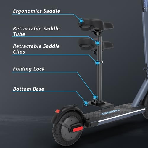 500W Motor 25 Miles Range 10" Solid Tires Foldable Electric Scooter L87614