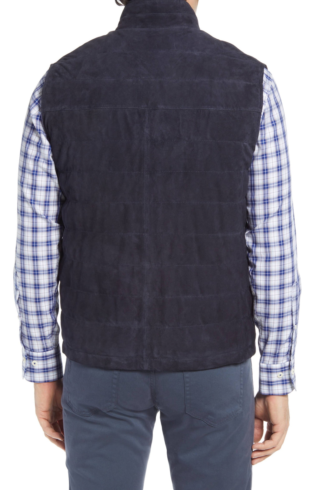Blue Suede Vest G2810