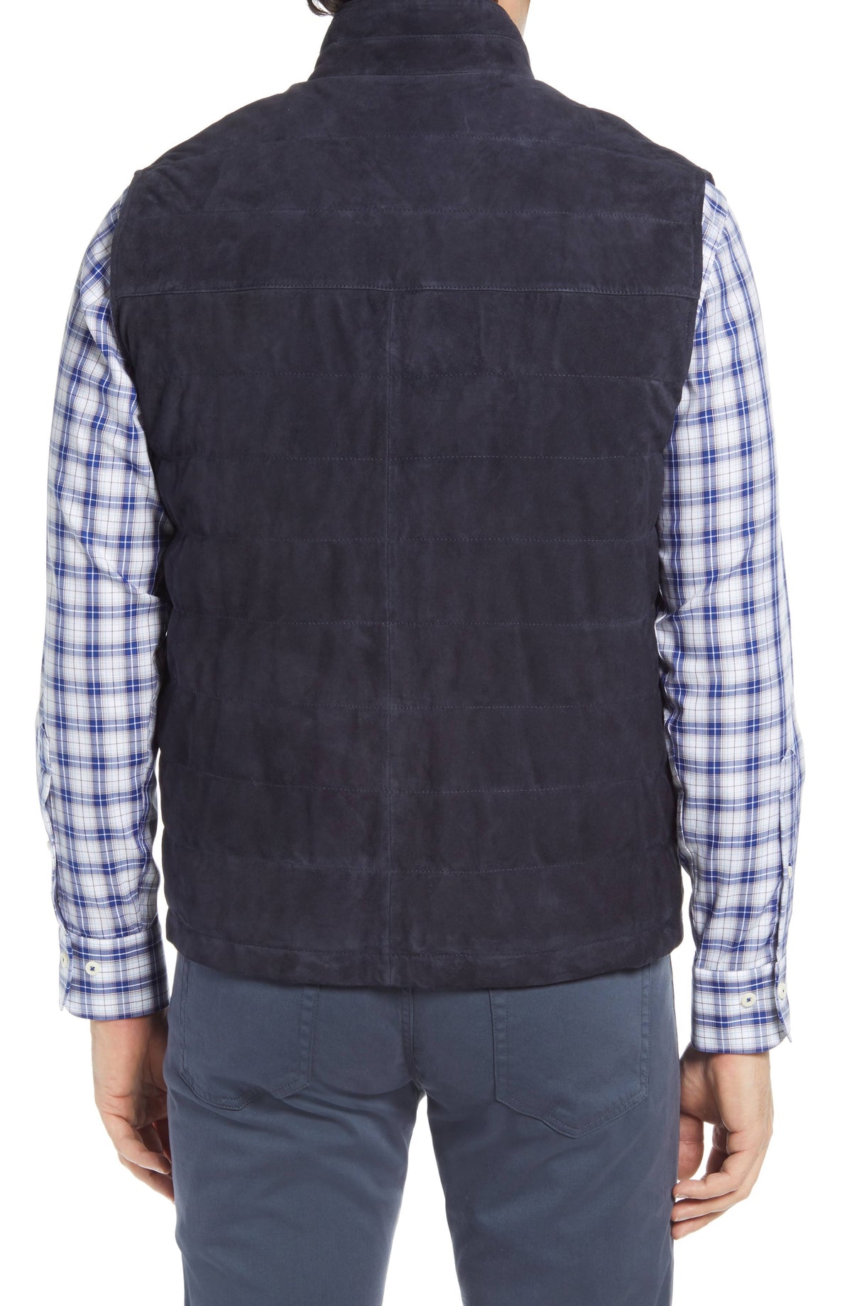 Blue Suede Vest G2810