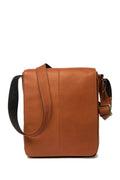 Tan Small Vertical Messenger Bag Y766