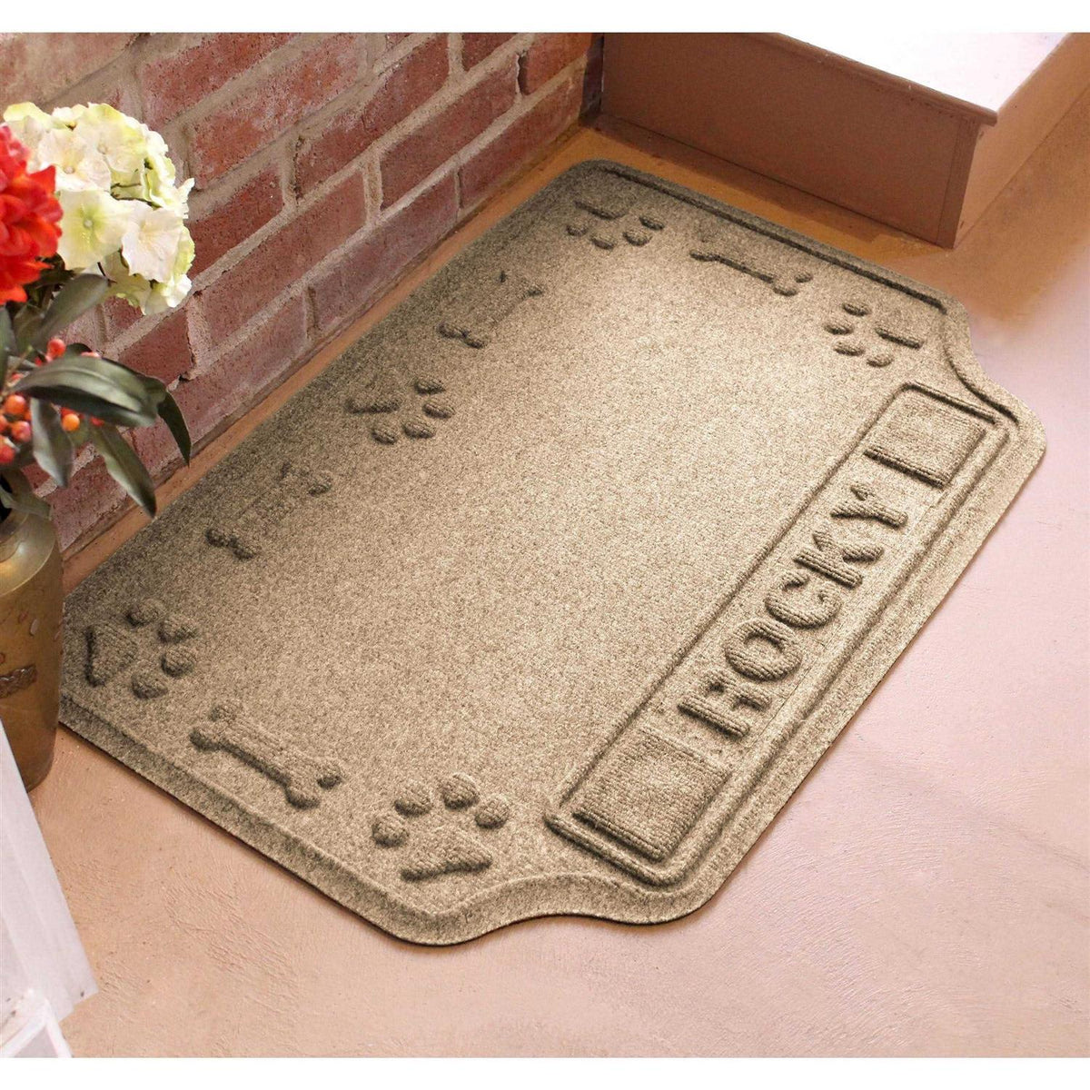 Dog Bone Dog Dinner Mat Q36116