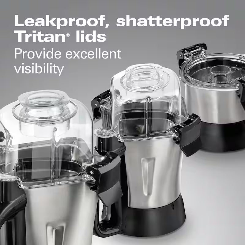 13-Speed Stainless Steel Countertop Blender with 3 Jars C48814