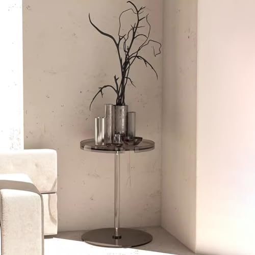 Black Acrylic Side Table W28088