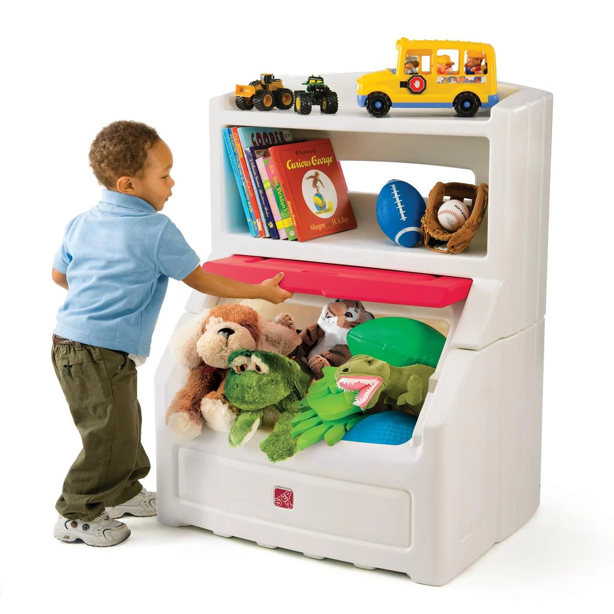 Kids Plastic Storage Bin and Toy Organizer Q9590