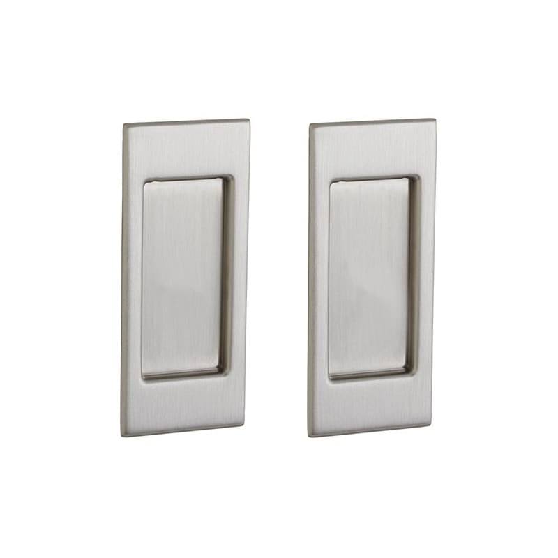 Small Satin Nickel Pocket Door U8440