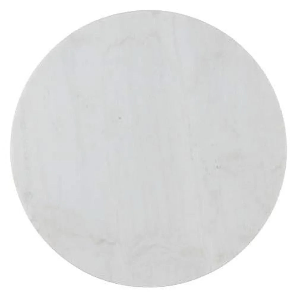 Round Marble Top Coffee Table with Metal Legs B66864