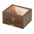Glass Top Humidor with Cedar and Digital Hygrometer S365123
