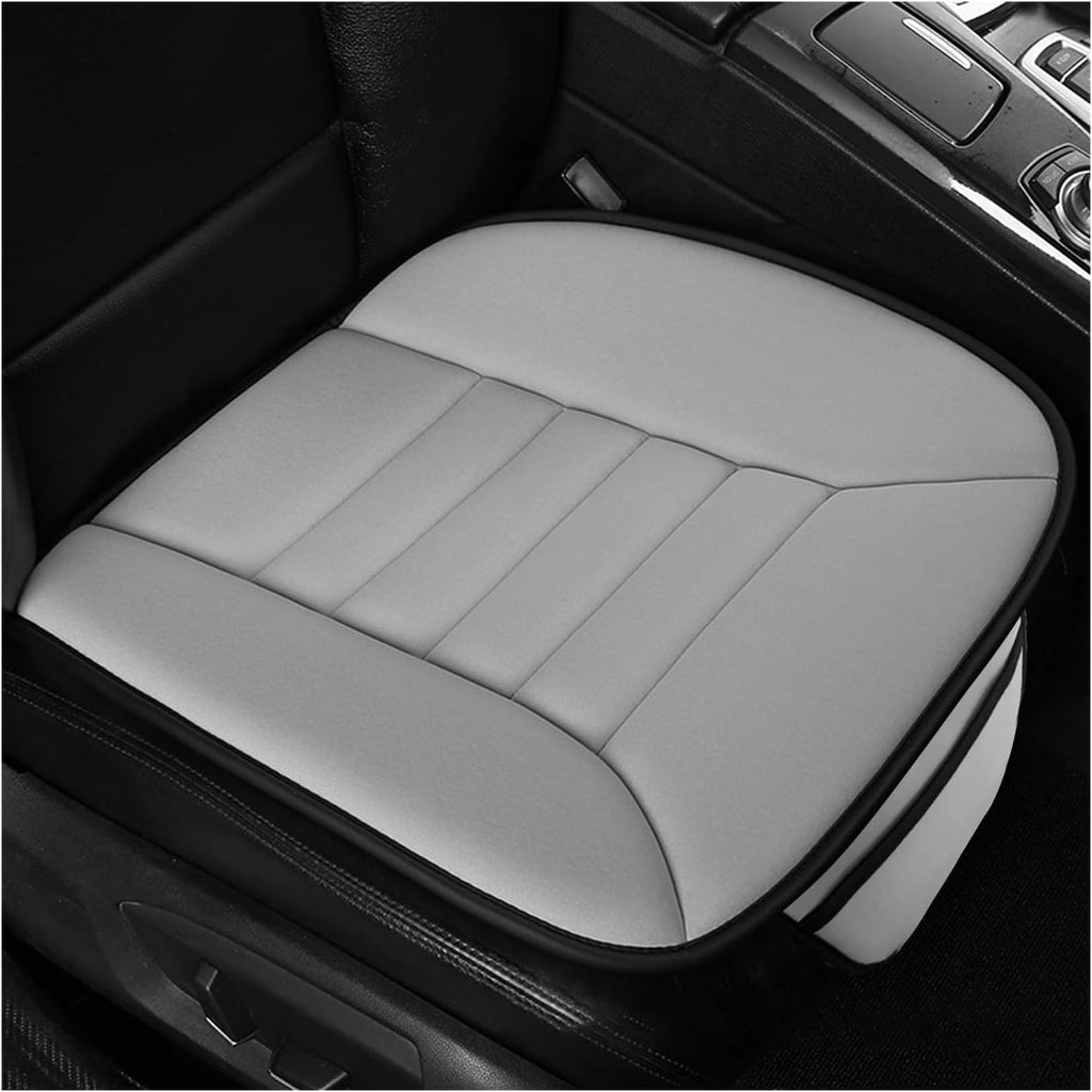 Gray Memory Foam Car Seat Cushion with Non-Slip Bottom M485816