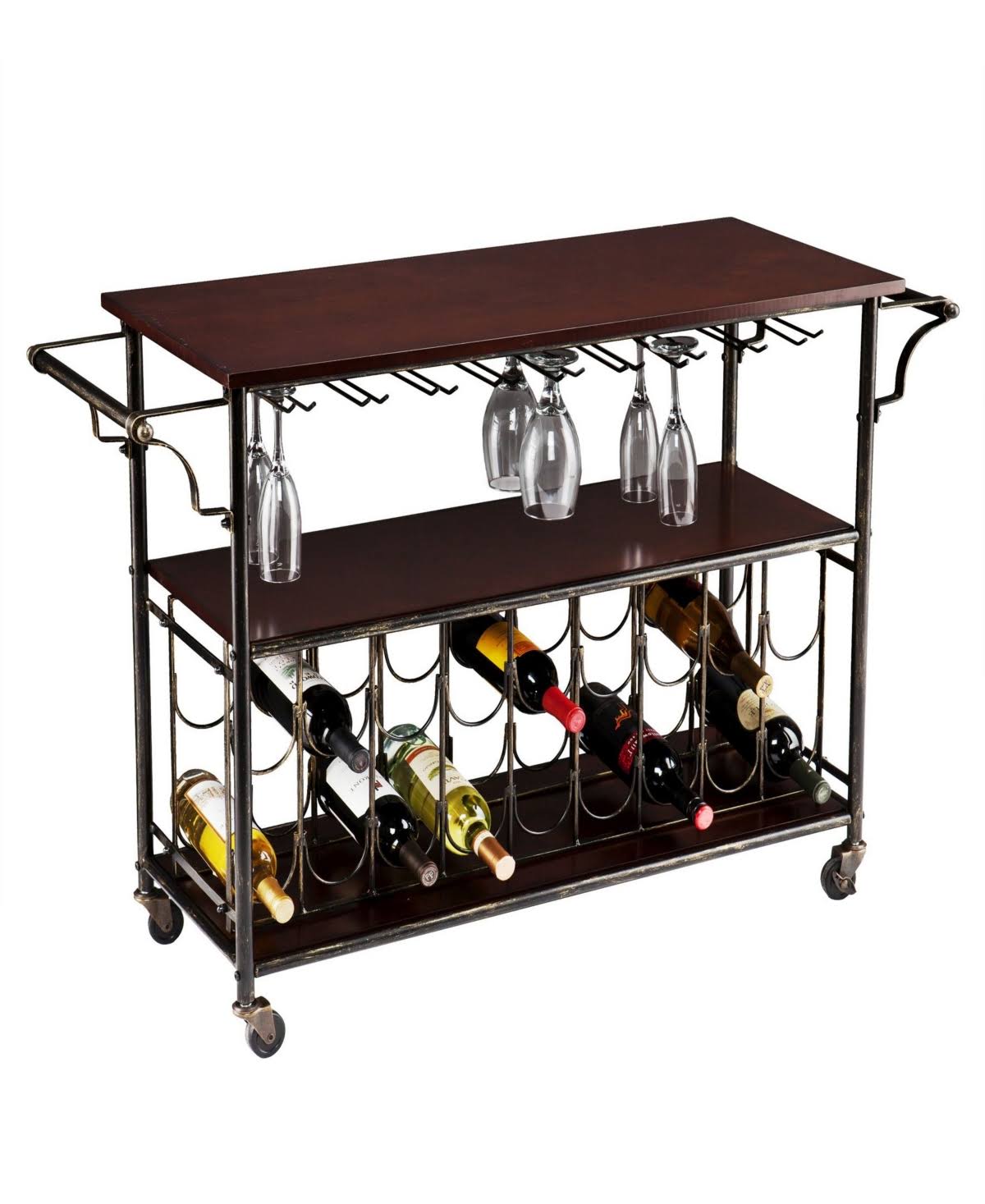 Black Wine-bar Cart T98734