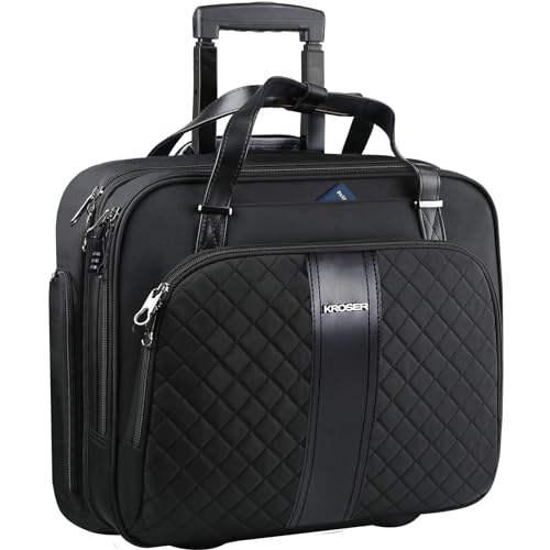 Rolling Laptop Bag Briefcase Fits Up to 15.6 Inch R7150