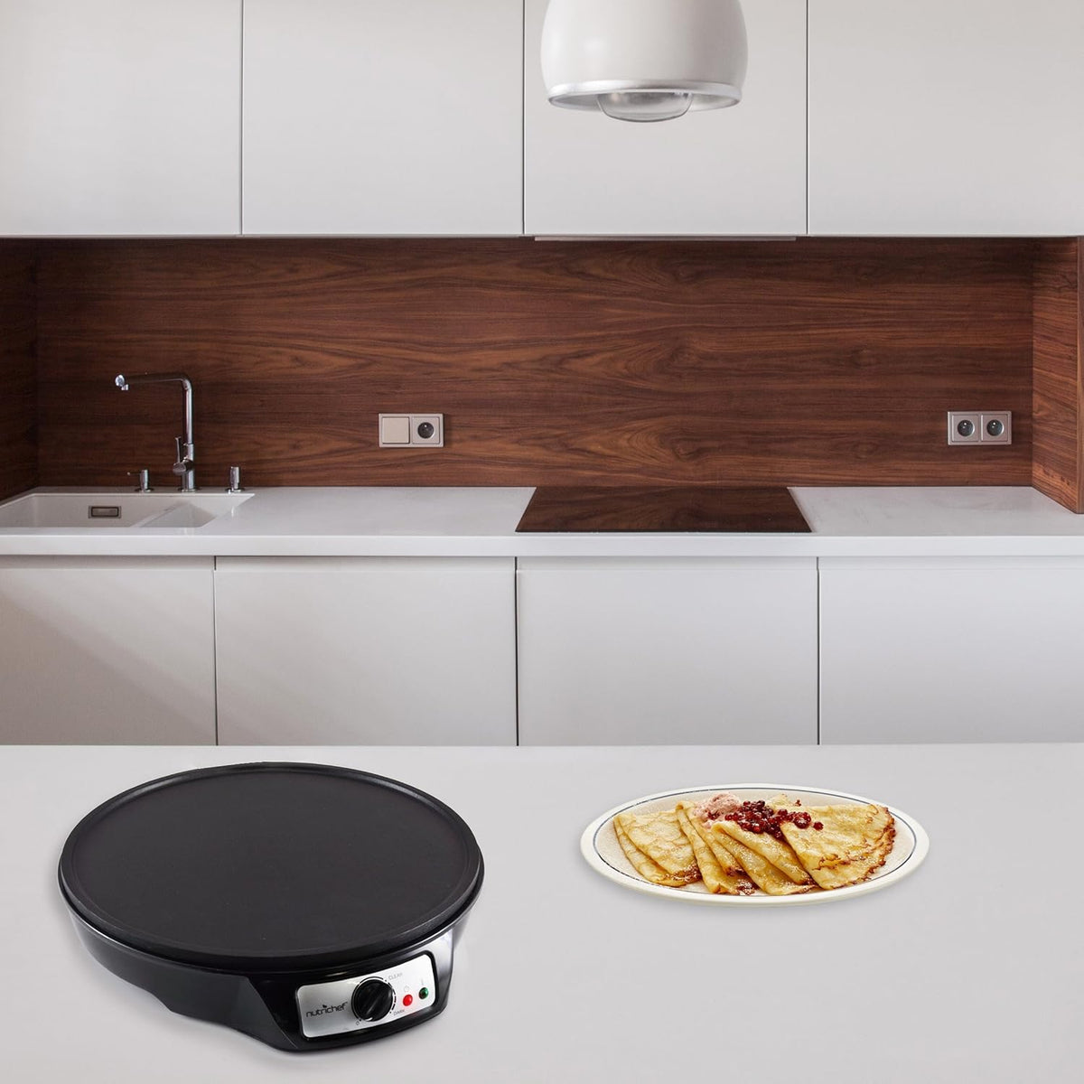 Electric Nonstick 12 Inch Griddle & Crepe Maker U3368