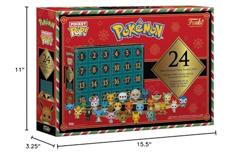 Pokemon Advent Calendar 24 Days of Surprises Collectible Vinyl Mini Figures G476901