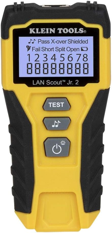 Cable Tester for CAT 5e, CAT 6/6A Cables with RJ45 Connections Pack of 2 K78239