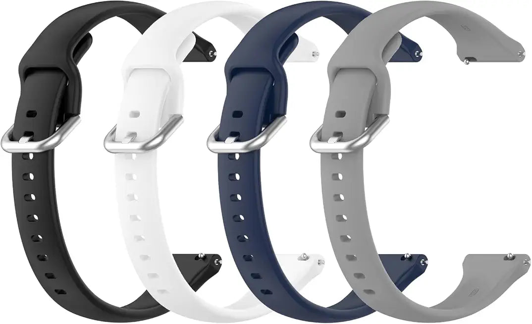 Silicone Watch Bands Black White Blue Gray I392361