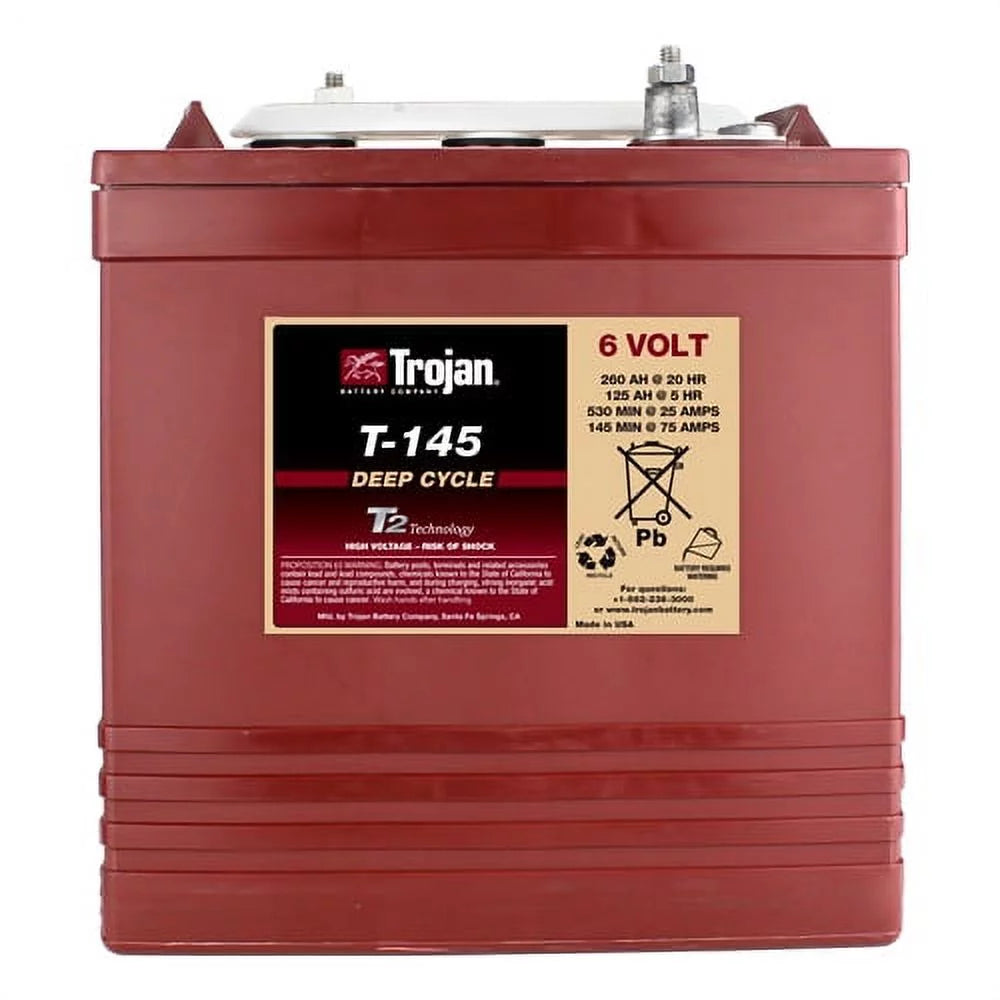 6V 260Ah Flooded Lead Acid Deep Cycle Battery x6 T4563