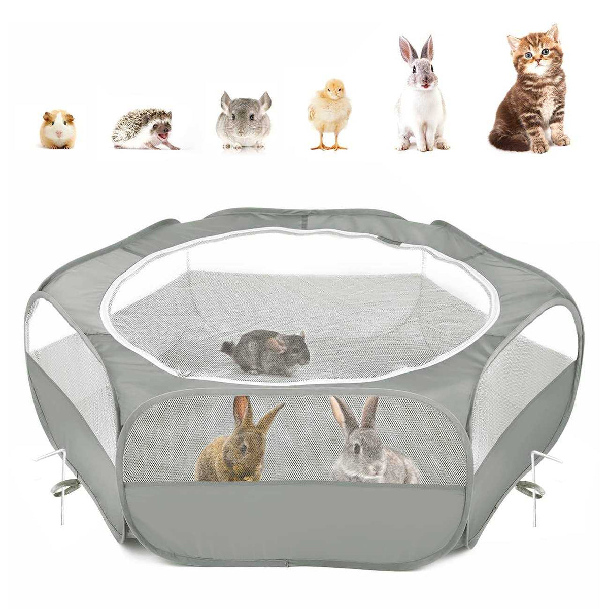 Small Animals Playpen with Zippered Cover J44469