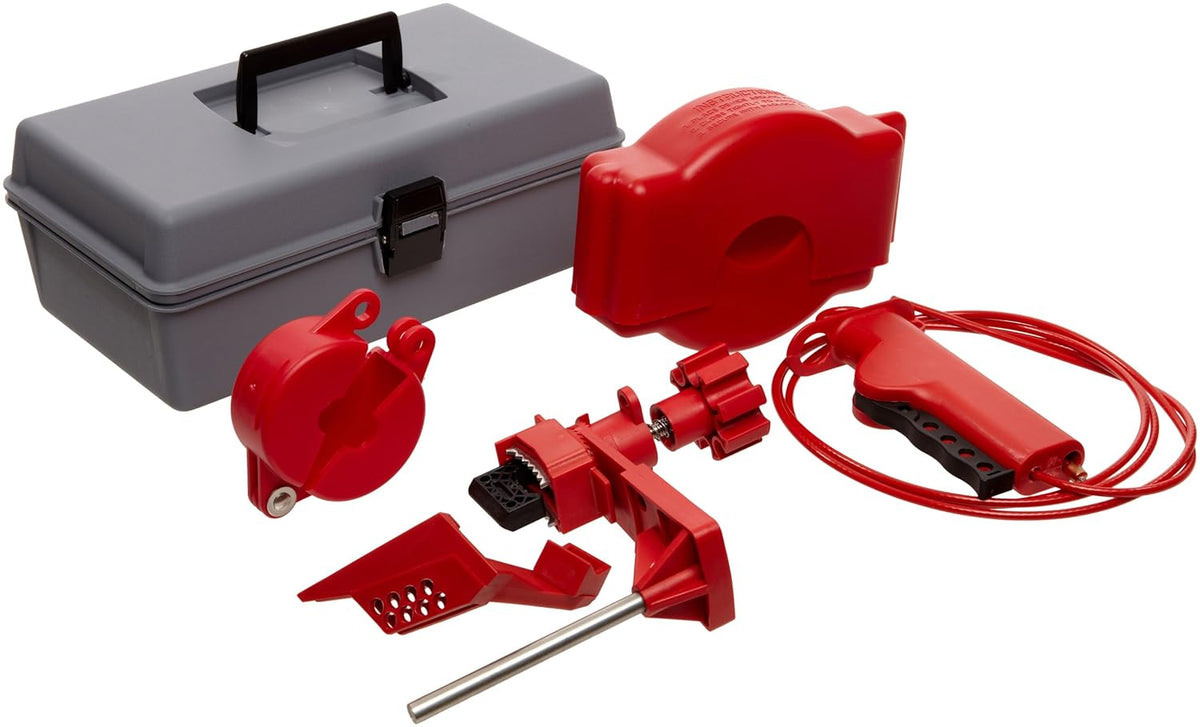 Valve Lockout Toolbox Kit with 2 Safety Padlocks S364273