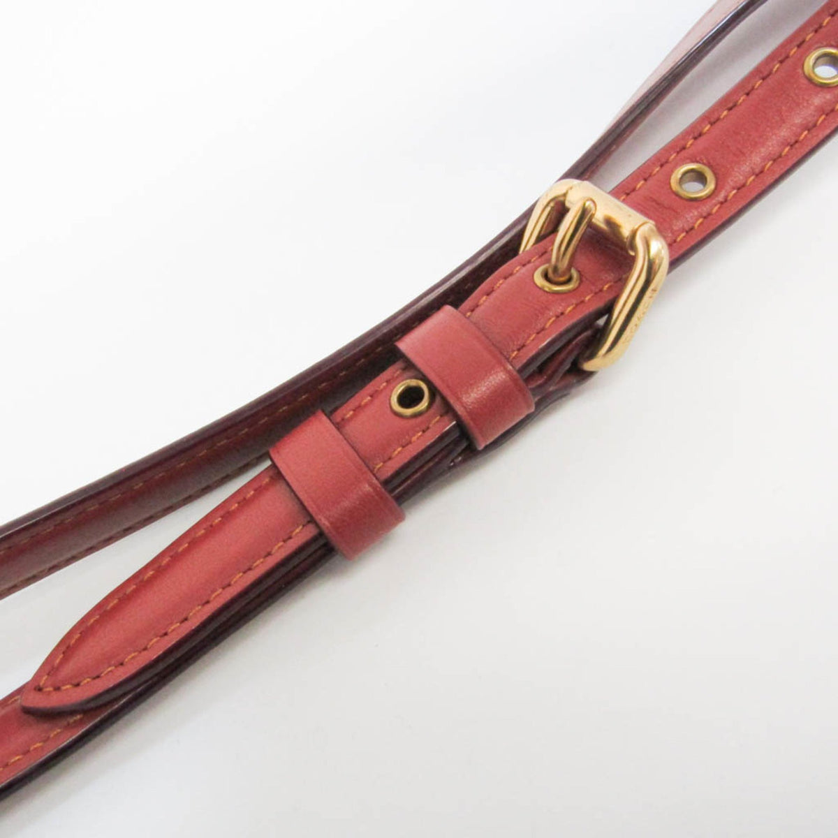 Beige Brown Leather Shoulder Bag H332042