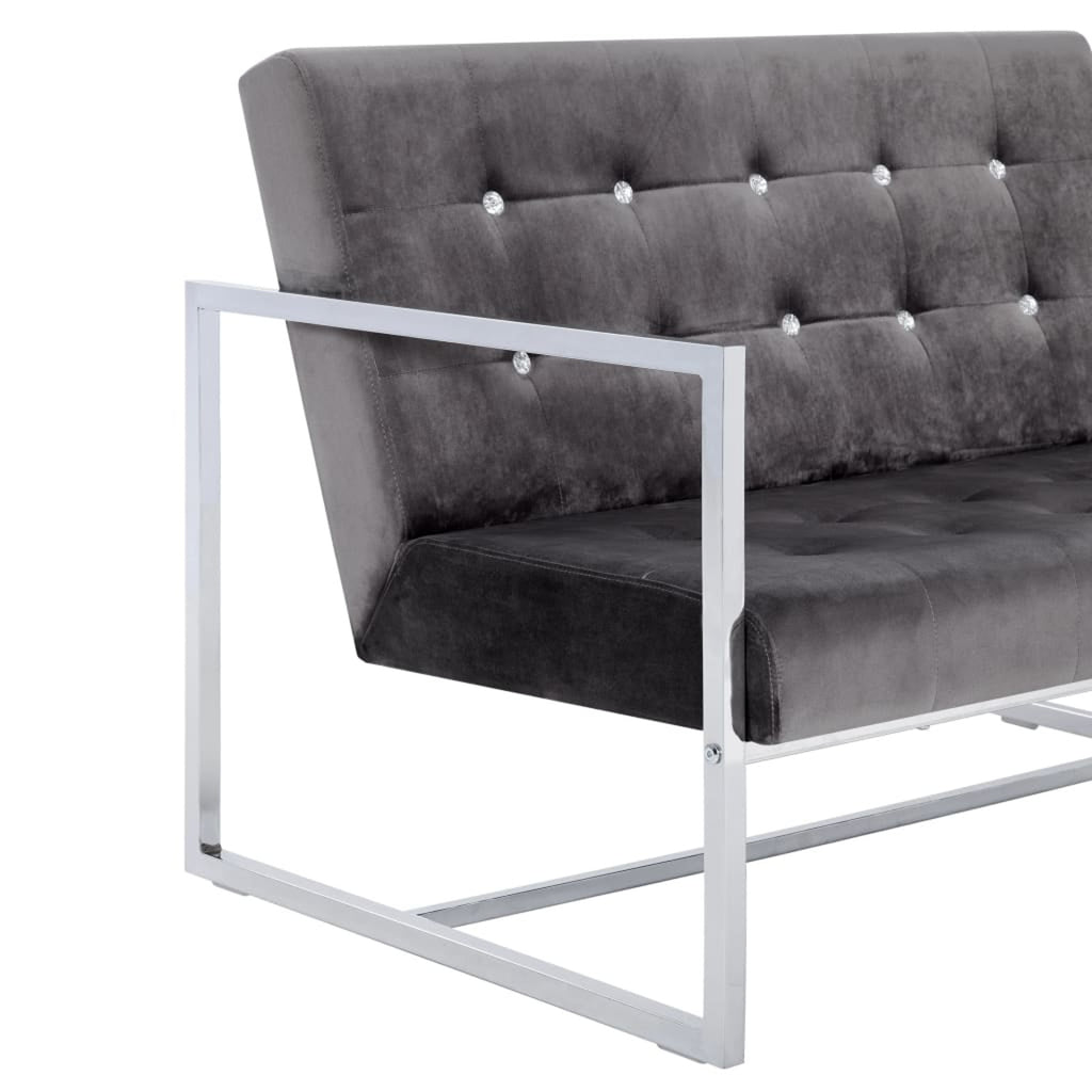 2-Seater Sofa Dark Gray T43368
