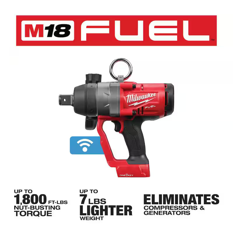 18V Lithium-Ion Brushless Cordless 1 in. Impact Wrench with Friction Ring E26559