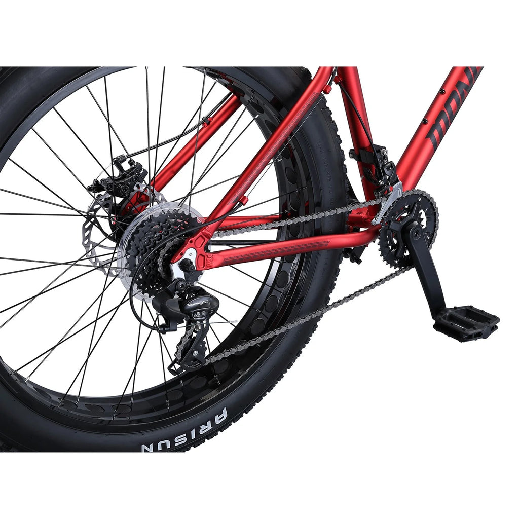 Red 26-Inch 16 Speeds Fat Tire Mountain Bike O382