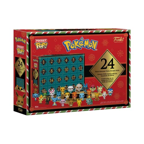 Pokemon Advent Calendar 24 Days of Surprises Collectible Vinyl Mini Figures G476901