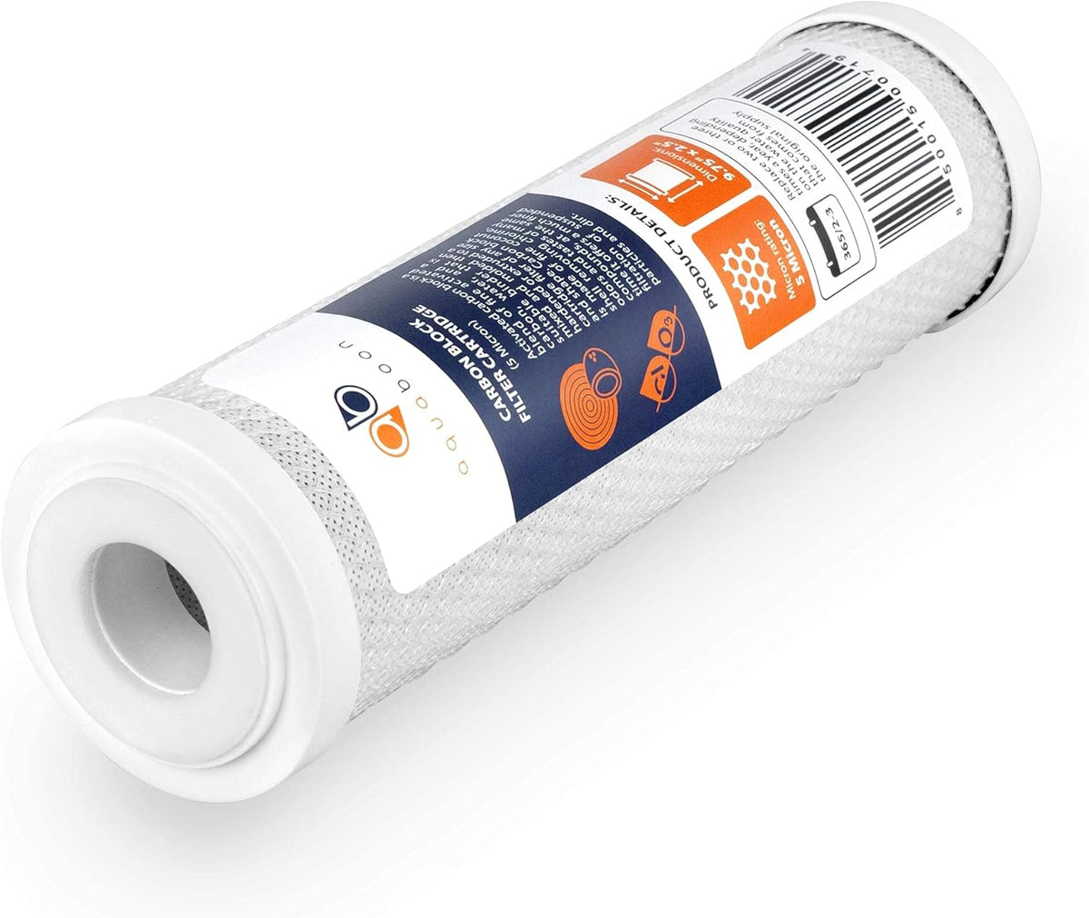 12 Pack 5 Micron 10 inch Reverse Osmosis Sediment and Carbon Filters B475