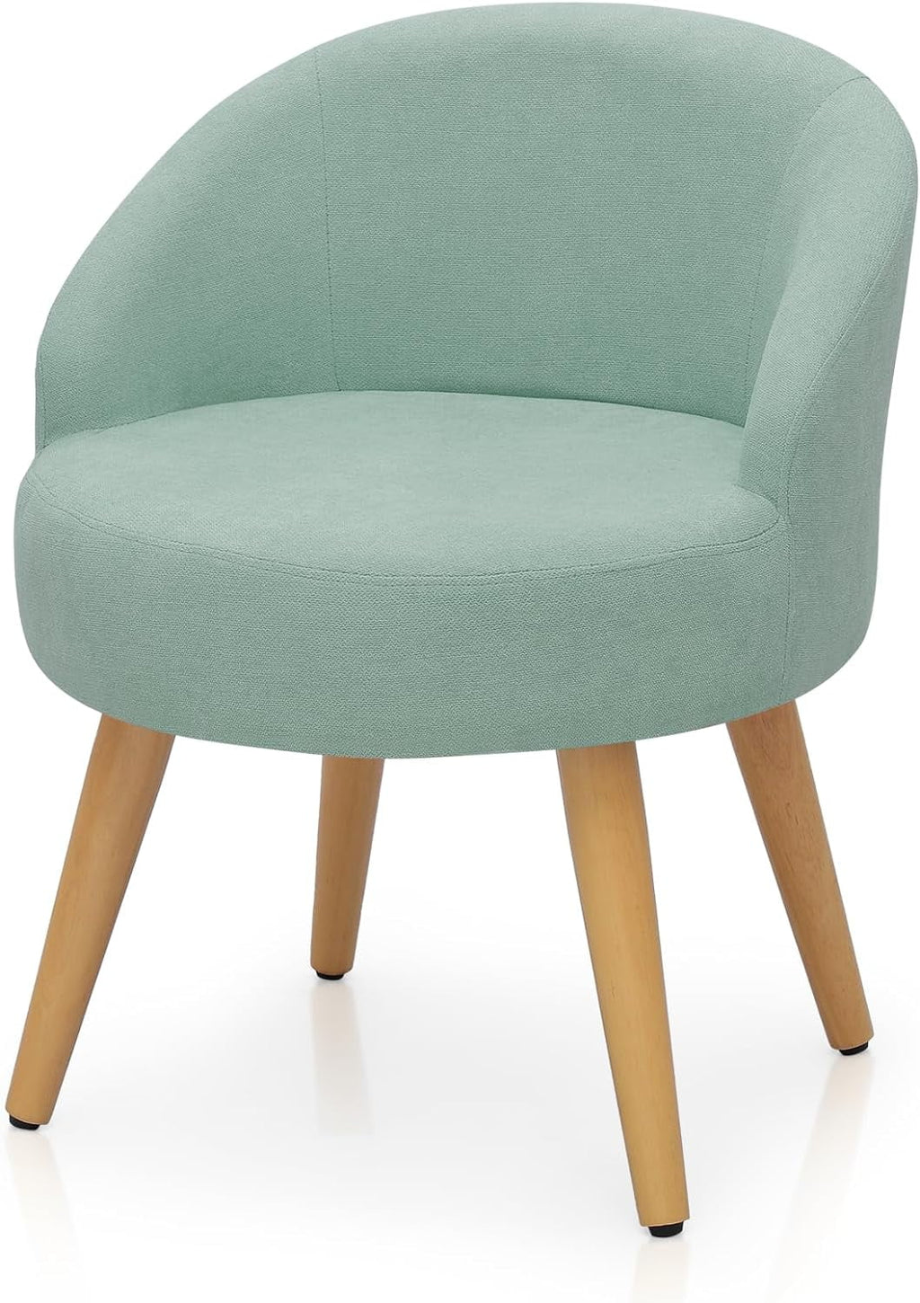 Blue Accent Chair with Wood Legs A5554