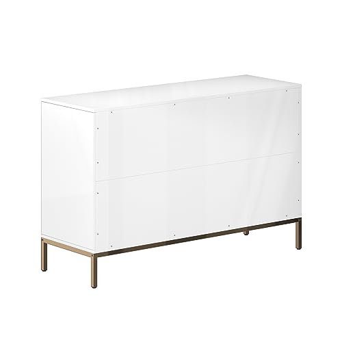 6 Drawer Blue Wood Dresser I5683