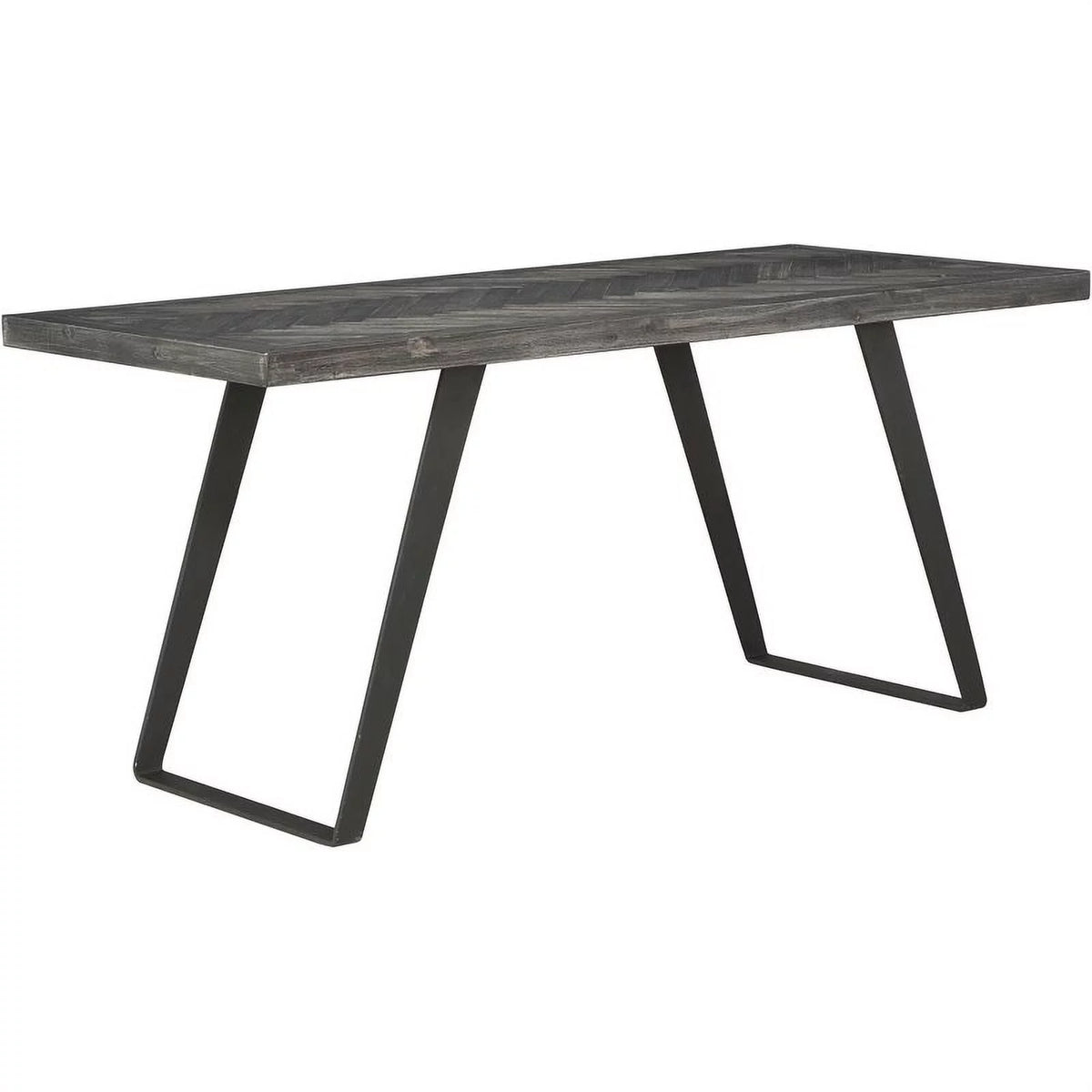 Wood Herringbone Counter Height Dining Table P4354