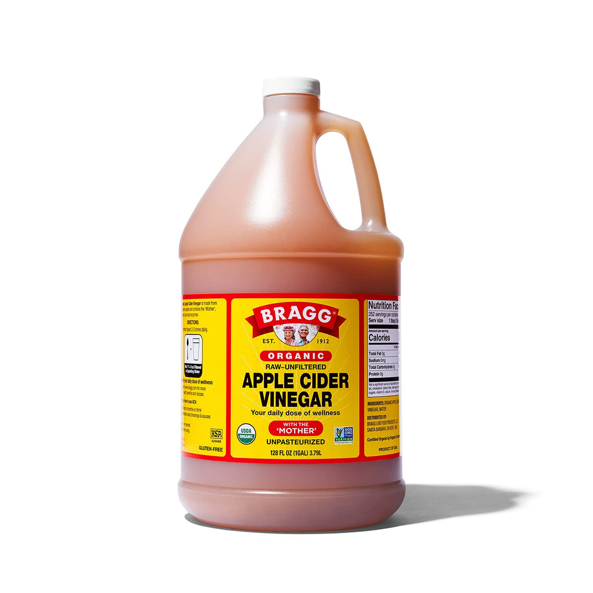 Organic Apple Cider Vinegar, 1 Gallon J303761