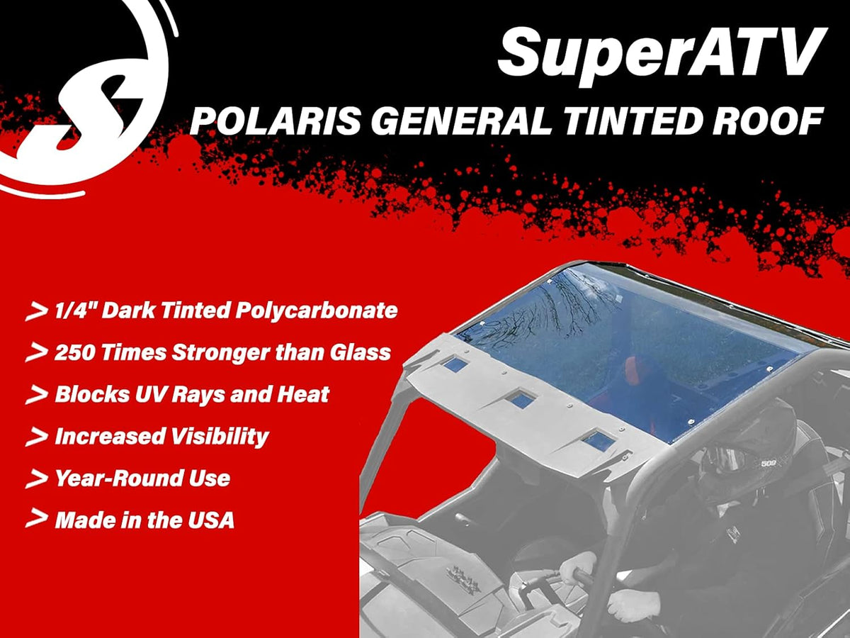 Dark Tinted Polycarbonate UTV Roof K266101