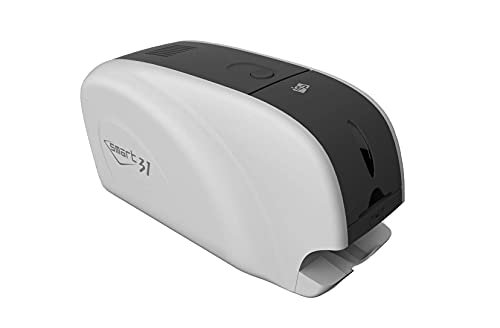ID Card Printer Bundle with USB Camera, Color Ribbon, and PVC Cards V6872