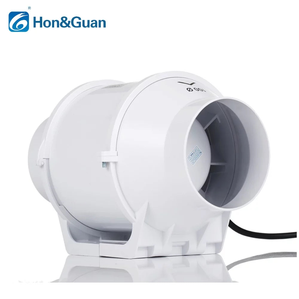 4'' Silent Inline Duct Fan Ventilation Exhaust Ventilator V1110